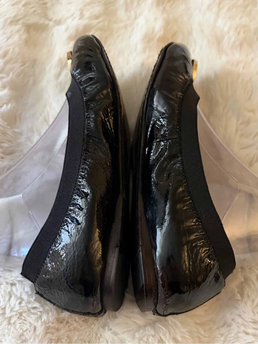 Final price unless bundled. Tory Burch size 9 Black Patent leather flat